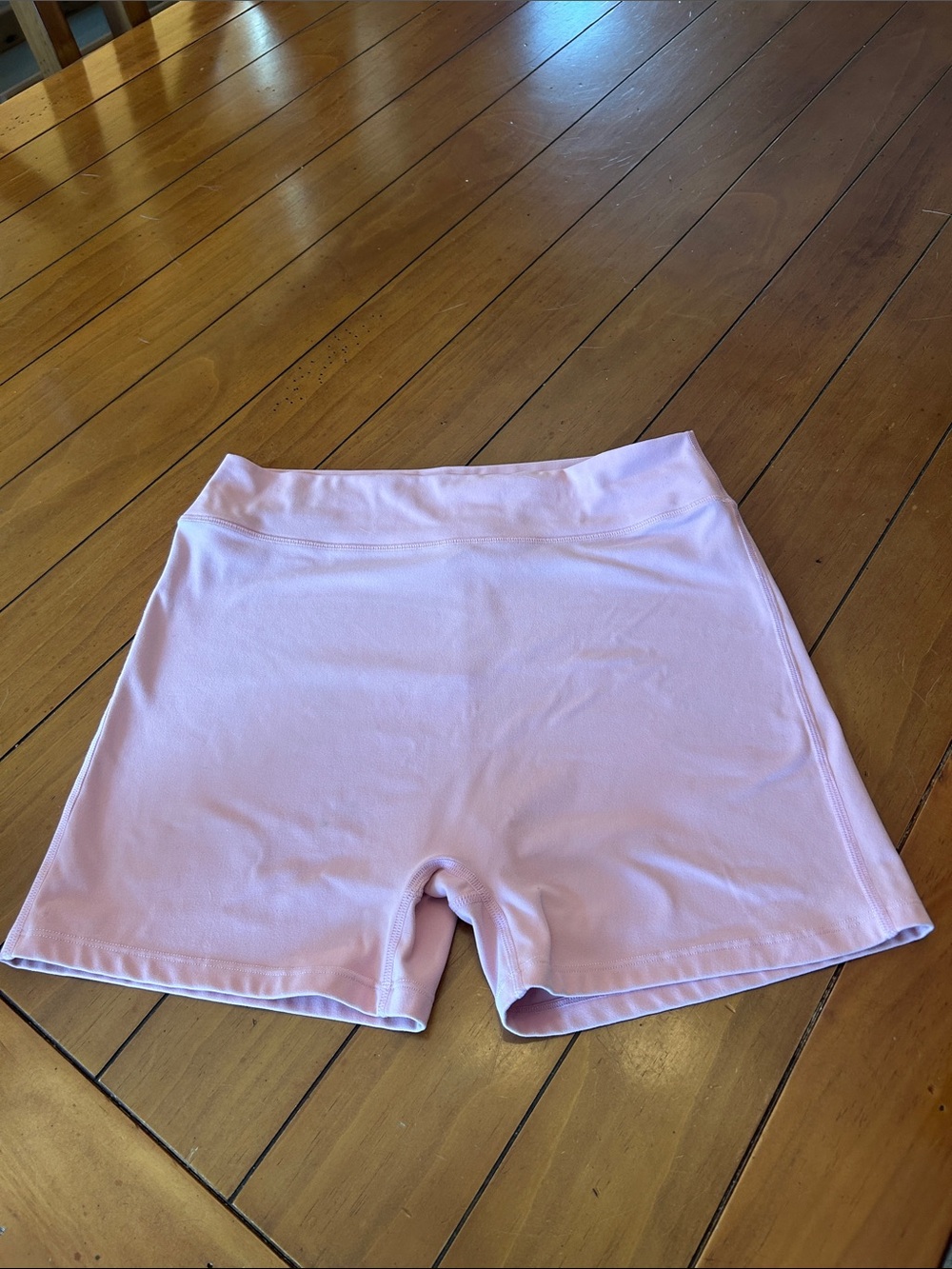 PrettyLittleThing Pink High Waisted Bike Shorts Size 8
